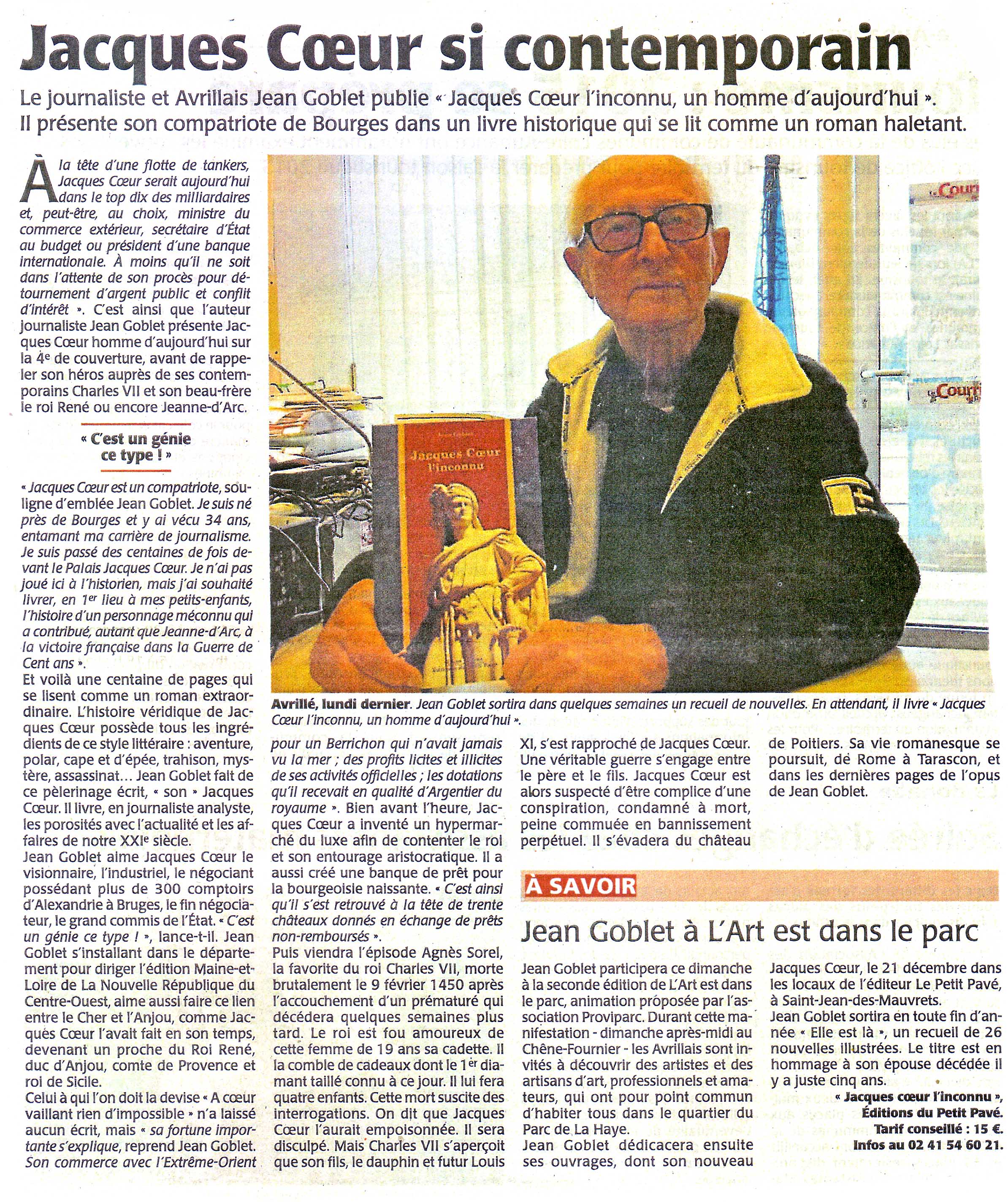 Jean Goblet nous pr�sente Jacques Coeur - Photo article_goblet_jc.jpg