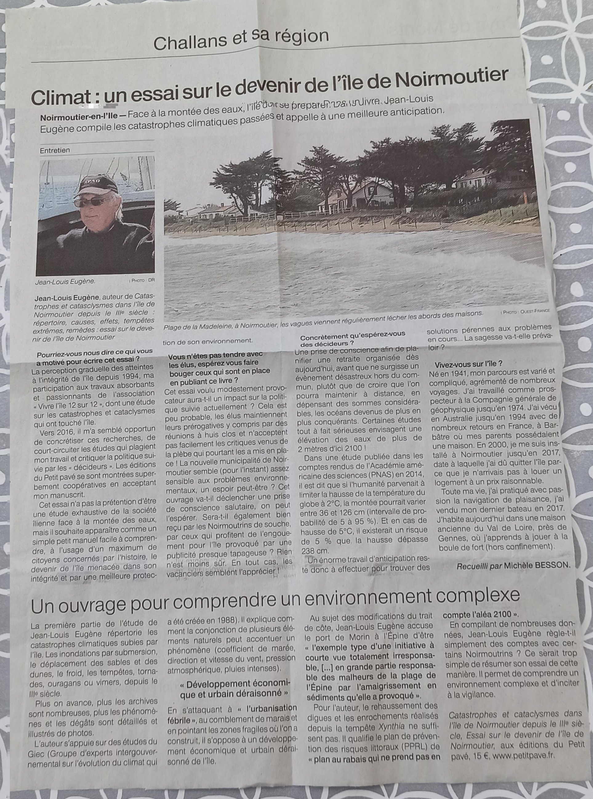Climat : un essai sur le devenir de l'Ile de Noirmoutier - Photo catastrophe_noirmoutier_of_article_jle_livre.jpg