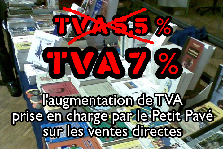 Nouvelle TVA � 7% pour le livre - Photo tva-livres.jpg