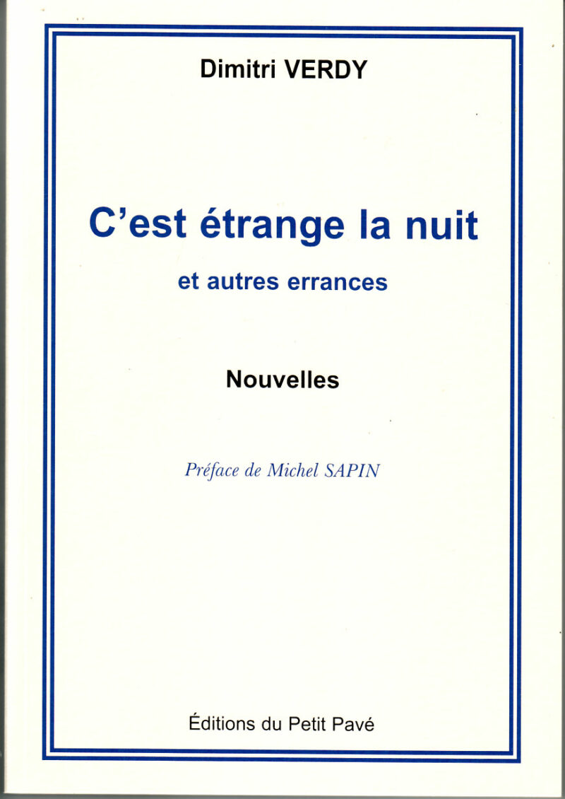 C'est étrange la nuit aux Editions du Petit Pavé