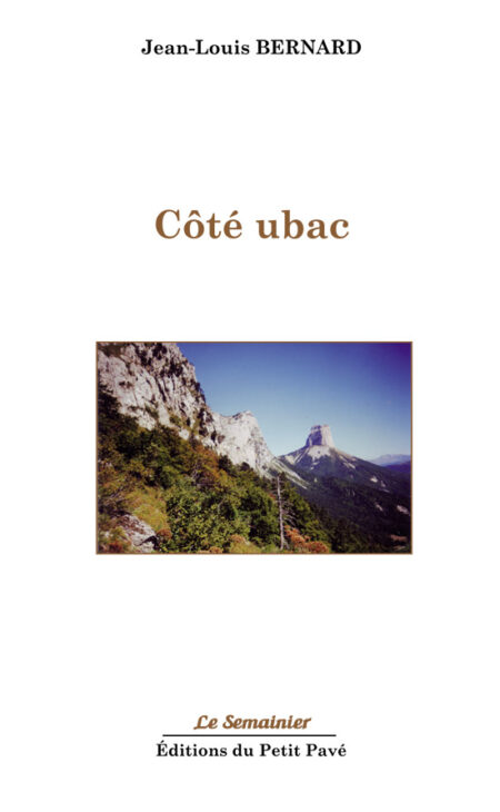 Côté ubac aux Editions du Petit Pavé