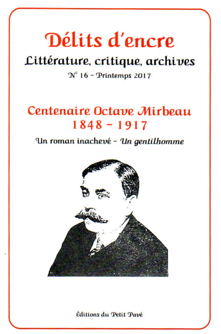 Délits d'encre n°16 aux Editions du Petit Pavé