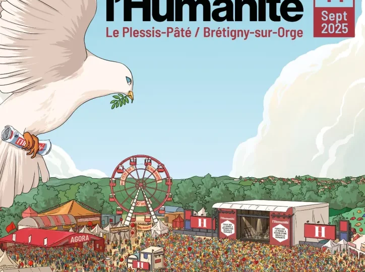 Affiche de la Fête de l'Humanité 2025